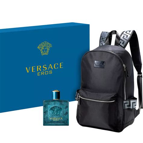 versace perfume gift set bag|Versace backpack gift with purchase.